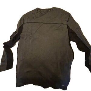 NWT Spyder Active ProWEB Lng Slv Dark Gray Heather / Black Shirt Size XL SPM122D